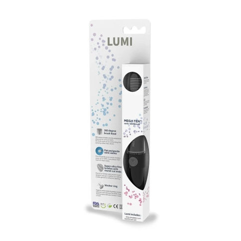Электрическая зубная щетка MEGA TEN Lumi Black 4