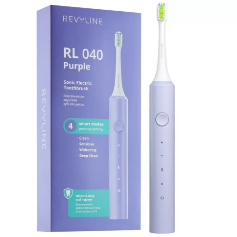 Электрическая зубная щетка Revyline RL 040 фиолетовая 4