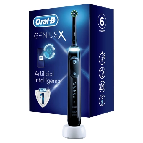 Электрическая зубная щетка Oral-B Genius X 20000 Midnight black D706.513.6 1