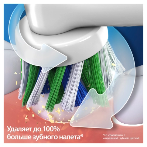 Электрическая зубная щетка Oral-B Vitality Pro белая + Насадки EB60 SensitiveClean 2шт 4