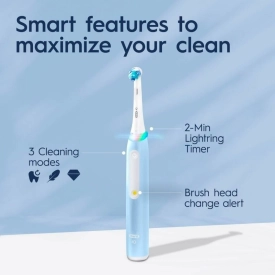 Oral-B iO 3 Ice Blue + Насадка Ultimate Clean (4 шт)