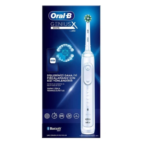 Электрическая зубная щетка Oral-B Genius X 20000 White D706.513.6 14