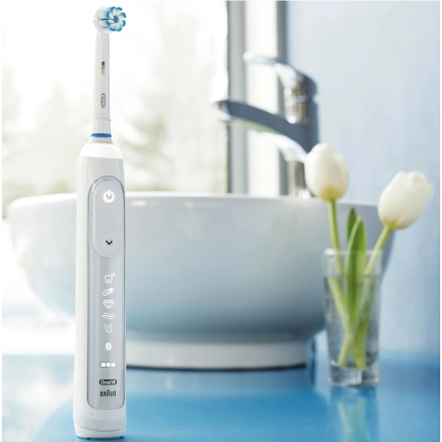 Электрическая зубная щетка Oral-B Genius X 20000 White D706.513.6 7