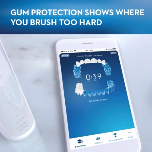 Электрическая зубная щетка Oral-B Genius X 20000 White D706.513.6 10