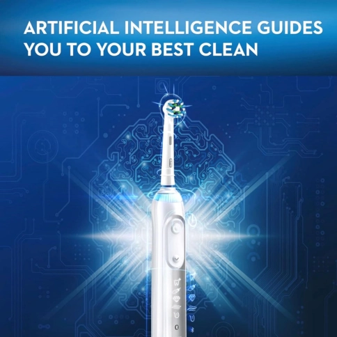 Электрическая зубная щетка Oral-B Genius X 20000 White D706.513.6 11