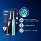 Электрическая зубная щетка Oral-B Pro Series 1 Duo/D305.523.3H черная+бирюзовая 3 режима тип 3791+Насадка Cross Action 5