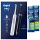 Набор Oral-B электрическая зубная щетка Pro 3/D505.523.3H Black+White, 2 шт+Насадка Cross Action 21