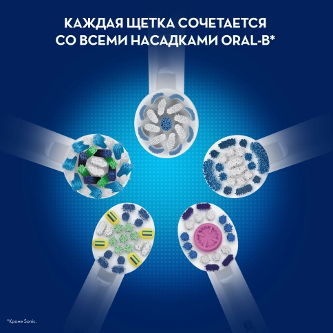 Электрическая зубная щетка Oral-B Vitality черная CrossAction 6