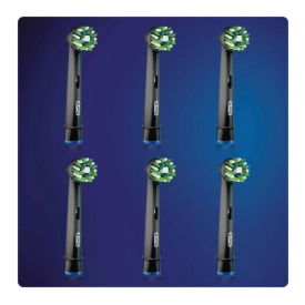 Oral-B CrossAction для эффективной чистки (6 шт) черная