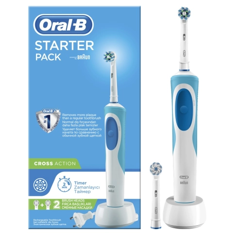 Электрическая зубная щетка Braun Oral-B Vitality D12.523.1 белый/синий 1