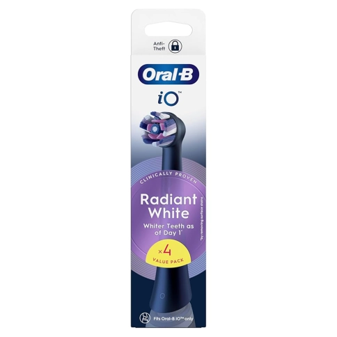 Насадка Oral-B iO Radiant White для отбеливающей чистки (4 шт) черная 9