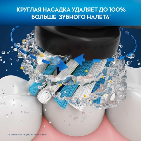 Электрическая зубная щетка Oral-B Genius X 20000N Black D706.515.6X 3