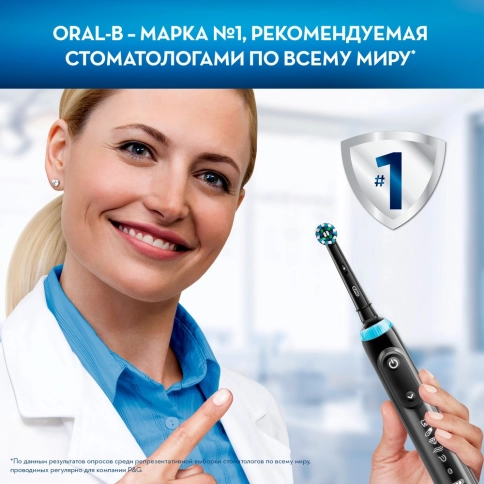 Электрическая зубная щетка Oral-B Genius X 20000N Black D706.515.6X 5