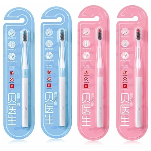 Набор щёток Dr.Bei Bass Toothbrush Classic 4 шт 1