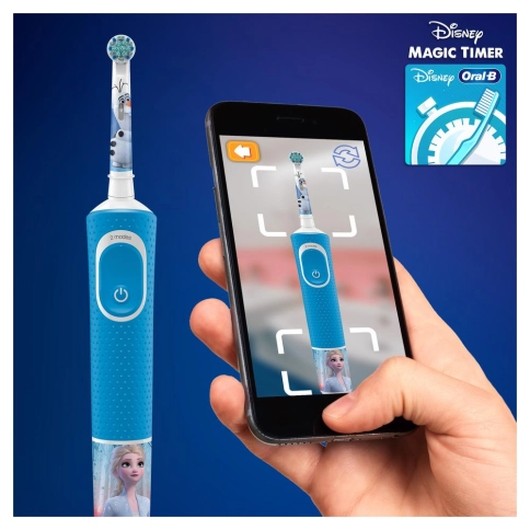 Детская электрическая зубная щеткаORAL-B Vitality Pro Kids Холодное сердце 7