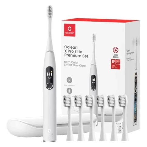 Набор Электрическая зубная щетка + 6 насадок Oclean X Pro Elite Premium Set 2
