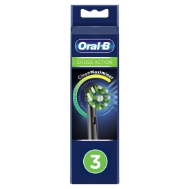 Oral-B CrossAction для эффективной чистки (3 шт) черная