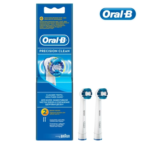 Насадка Oral-B Precision Clean для тщательной чистки (2 шт) белая 1