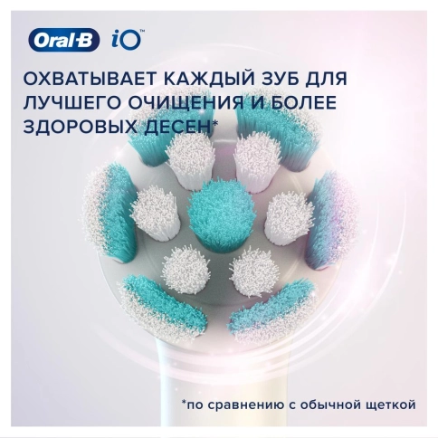 Электрическая зубная щетка Oral-B iO 6 Black + ПОДАРОК: Насадка Gentle Care, 2шт 20