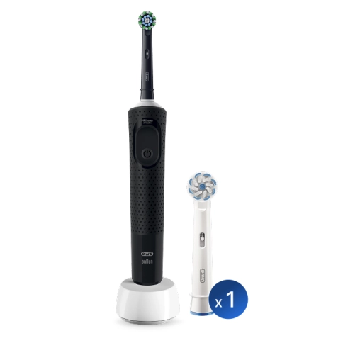 Электрическая зубная щетка Oral-B Vitality Pro D103.423.3H Black+Дополнительная насадка тип 3708 0