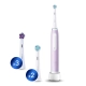 Электрическая зубная щетка Oral-B iO 4 Lavender с насадками Ultimate Clean (2 шт) + Radiant White для отбеливающей чистки (3 шт) 