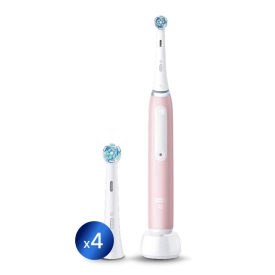 Oral-B iO 3 Brush Pink + Насадка Ultimate Clean (4 шт)