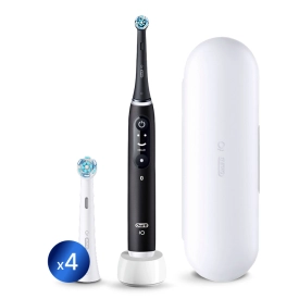 Oral-B iO 6 Black Lava с дополнительной насадкой Ultimate Clean (4 шт)