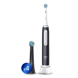 Oral-B iO 3 Matt Black с насадками Ultimate Clean (4 шт)