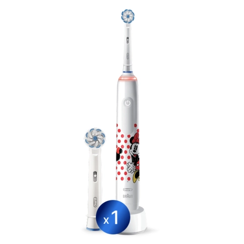 Детская электрическая зубная щетка Oral-B Pro 3 Junior Sensi Minnie Mouse D505.523.2K 0