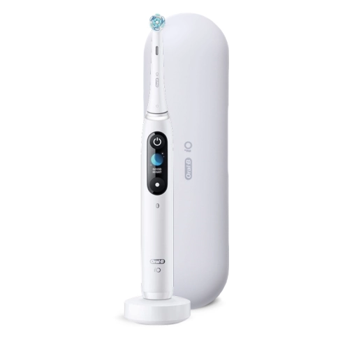 Электрическая зубная щетка Oral-B iO 9 White Alabaster, с дорожным футляром 0