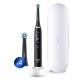 Электрическая зубная щетка Oral-B iO 6 Black Lava с дополнительной насадкой Ultimate Clean (4 шт) черные 0