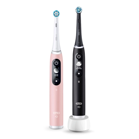 Набор электрических зубных щеток Oral-B iO 6 DUO черная и розовая (2 шт) 0