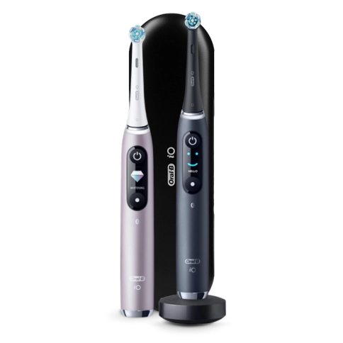 Набор электрических зубных щеток Oral-B iO 9 DUO Black Onyx, Rose Quartz 0