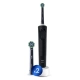 Электрическая зубная щетка Oral-B Vitality Pro D103.413.3 Cross Action Protect X Clean, черный + Насадки Oral-B EB50BRB CrossAction Black, 2 шт 0