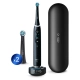 Электрическая зубная щетка Oral-B iO 10 Cosmic Black c футляром и насадками Ultimate Clean (2 шт) черные