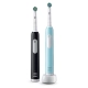 Набор электрических зубных щеток Oral-B Pro Series 1 Duo черная + бирюзовая 3 режима тип 3791 0