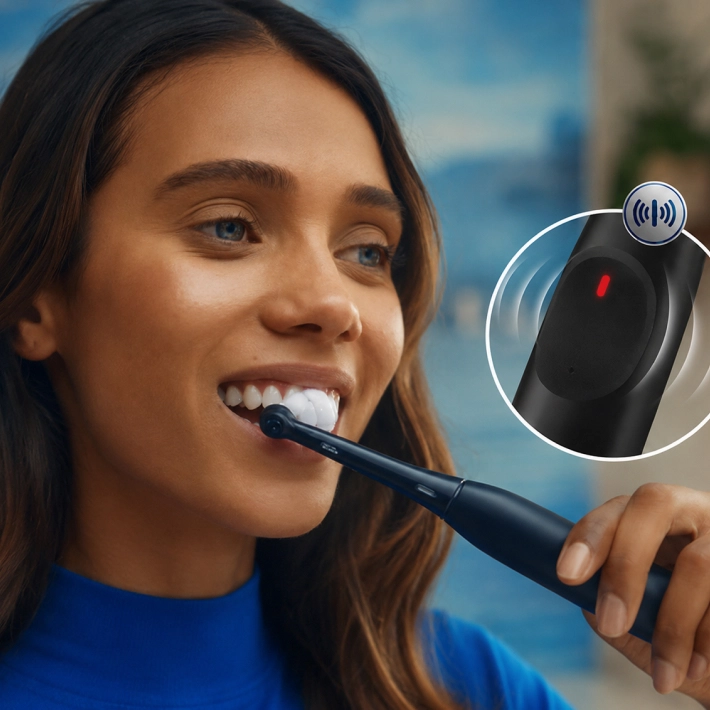 Электрическая зубная щетка Oral-B Pro 750 D16.513.UX c футляром для путешествий Design Edition черная