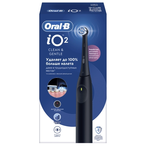Электрическая зубная щетка Oral-B iO 2 черная 10