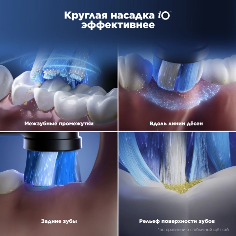 Электрическая зубная щетка Oral-B iO 2 черная 7