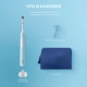 Набор электрическая зубная щетка Oral-B Pro 1 голубая, колпачок на насадку, косметичка 1