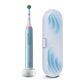 Oral-B Pro 3 голубая, дорожный футляр