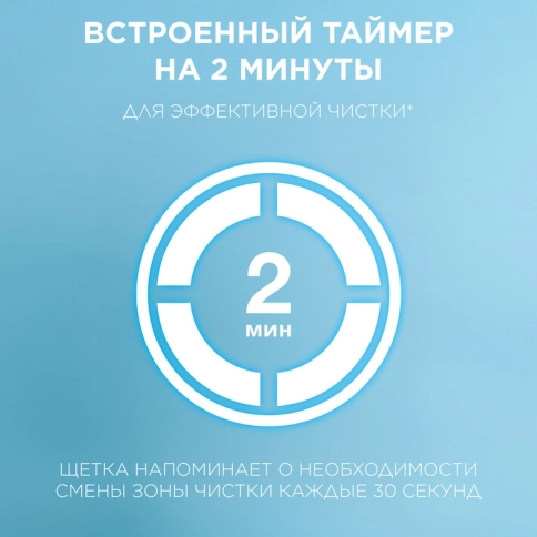Набор электрическая зубная щетка Oral-B Pro 1 черная, насадки Cross Action 2 шт 10