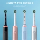 Набор электрическая зубная щетка Oral-B Pro 1 черная, насадки Cross Action 2 шт 16