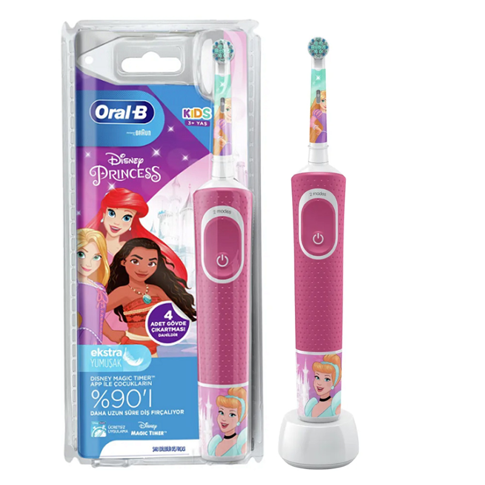 Детская электрическая зубная щетка Oral-B Vitality Kids Princess Принцессы D1004132K 368600₽