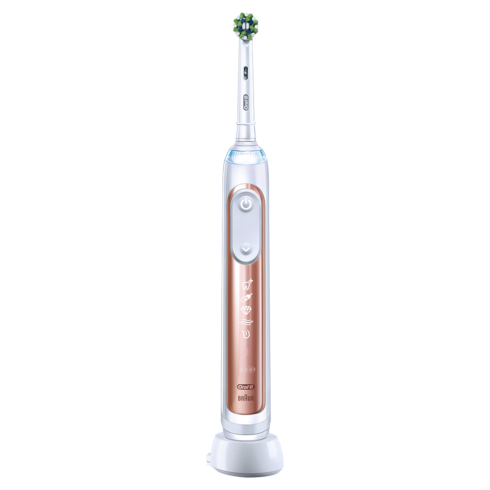 Электрическая зубная щетка Oral-B Genius X 20000 Rose Gold D706.513.6