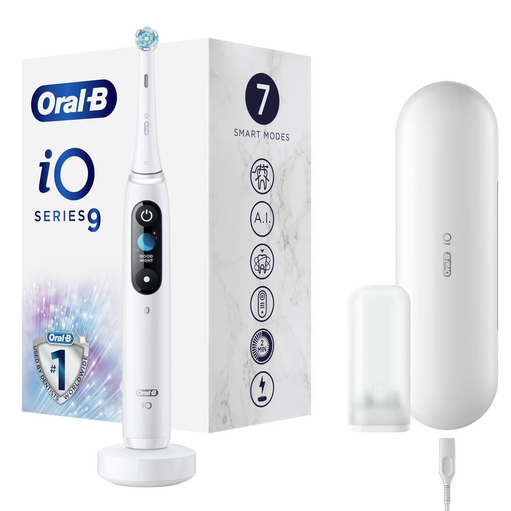 Электрическая зубная щетка Oral-B iO 9 White Alabaster 2651500₽