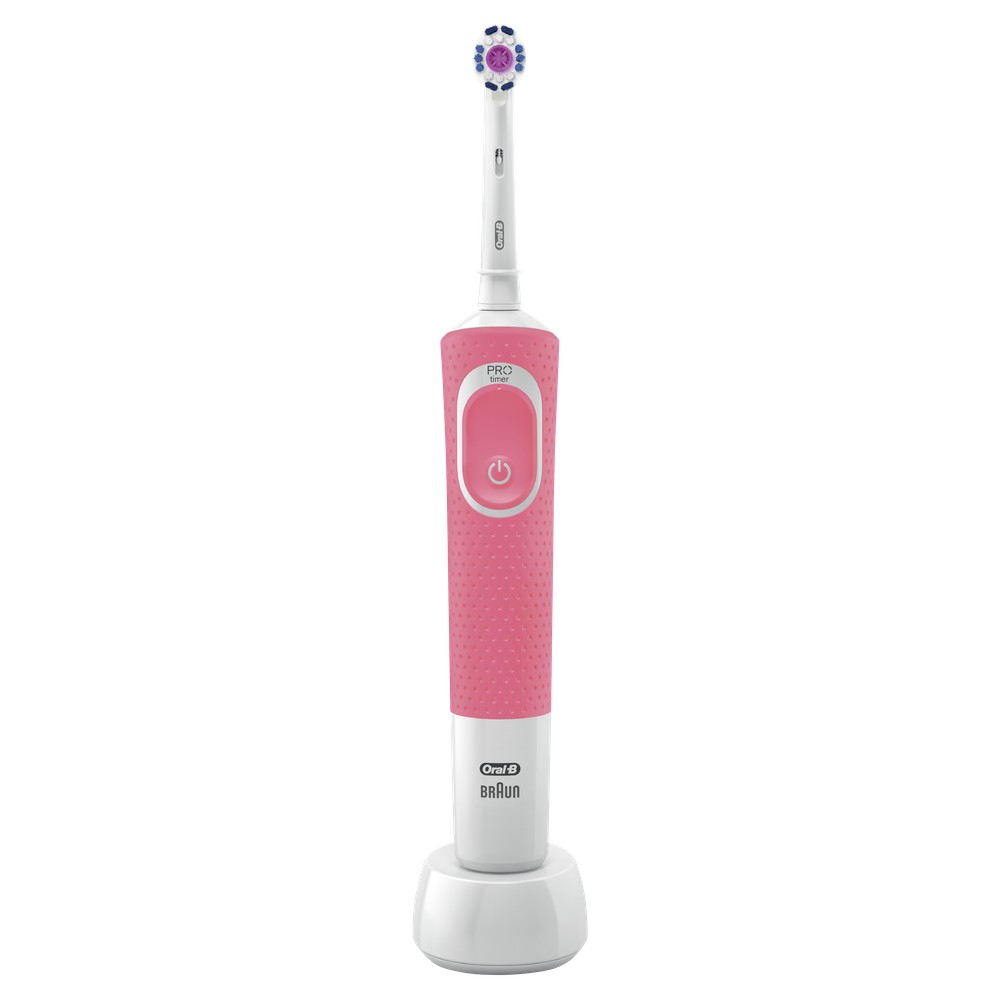 Электрическая зубная щетка Oral-B Vitality 3D White Pink D1004131 293600₽