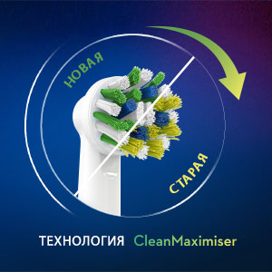Технология щетинок CleanMaximiser*